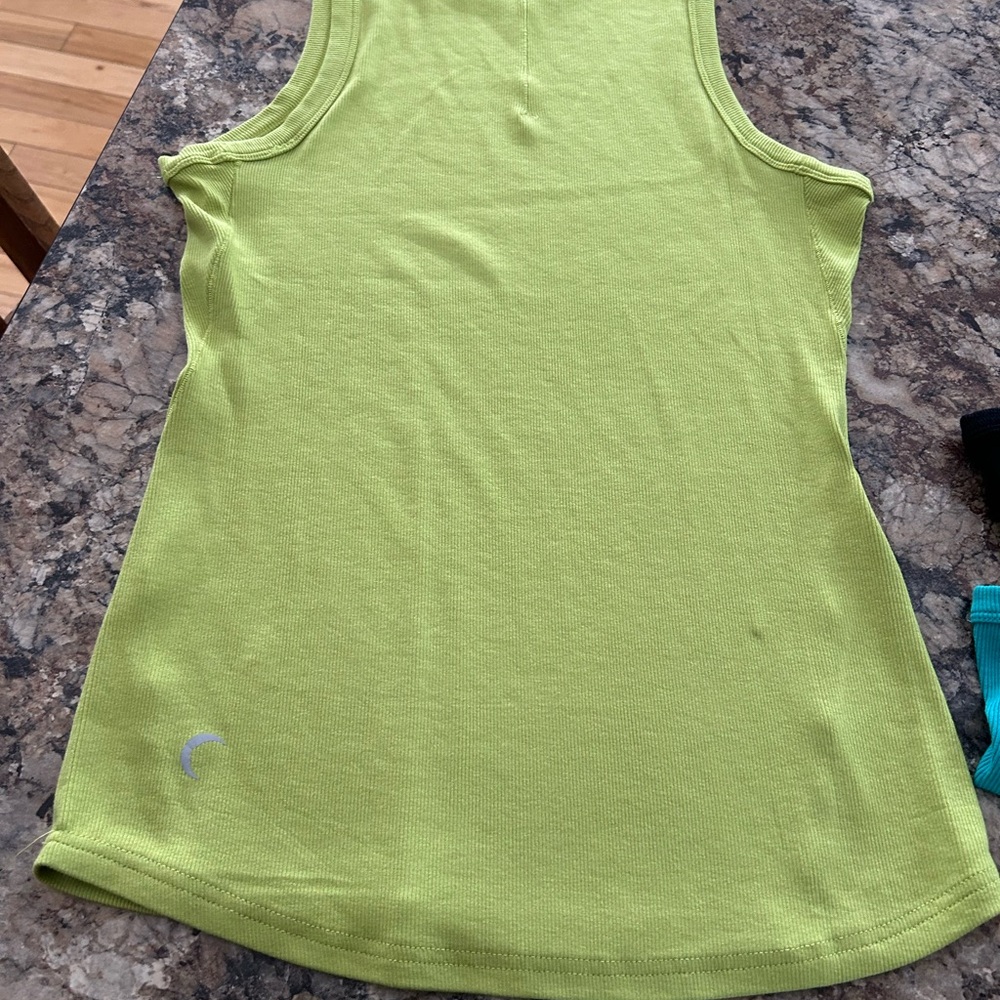 Vibrant Lime Sleeveless Tank Top
